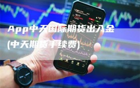 App中天国际期货出入金(中天期货手续费)