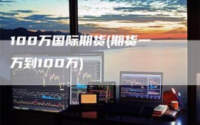 100万国际期货(期货一万到100万)